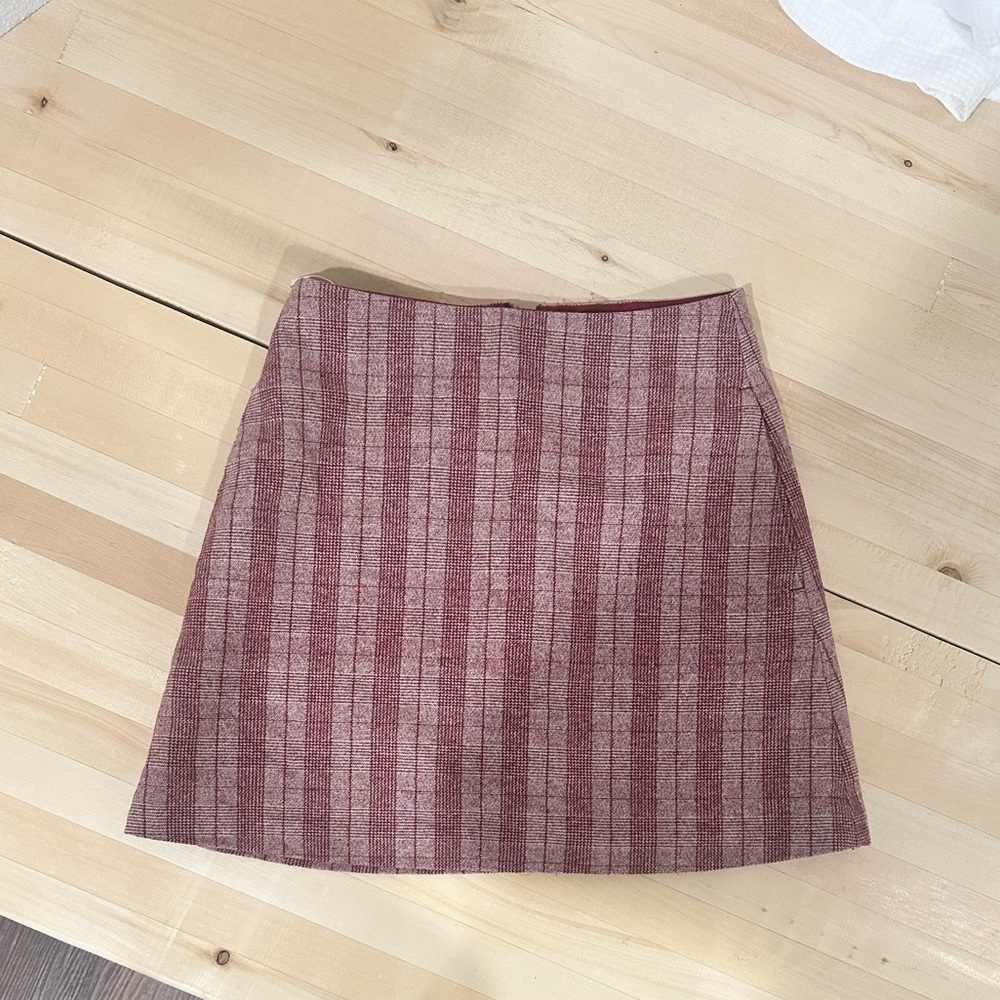Wilfred Rose and Mauve Striped Mini Skirt